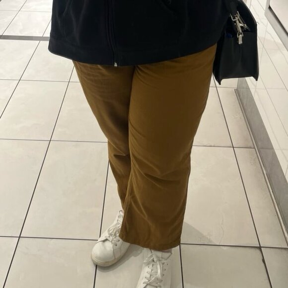 Woman Within Size 22w Petite Dark Brown Pants - Picture 8 of 9